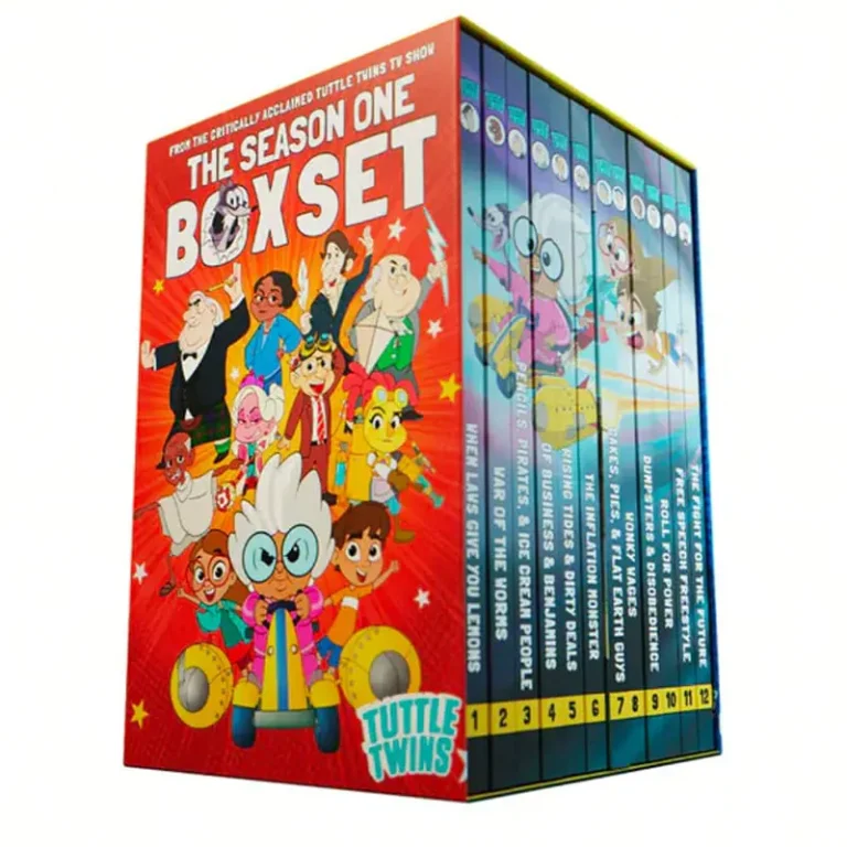 Boxset con la colección de Novelas Gráficas de los Tuttle Twins (Mellizos Tuttle)