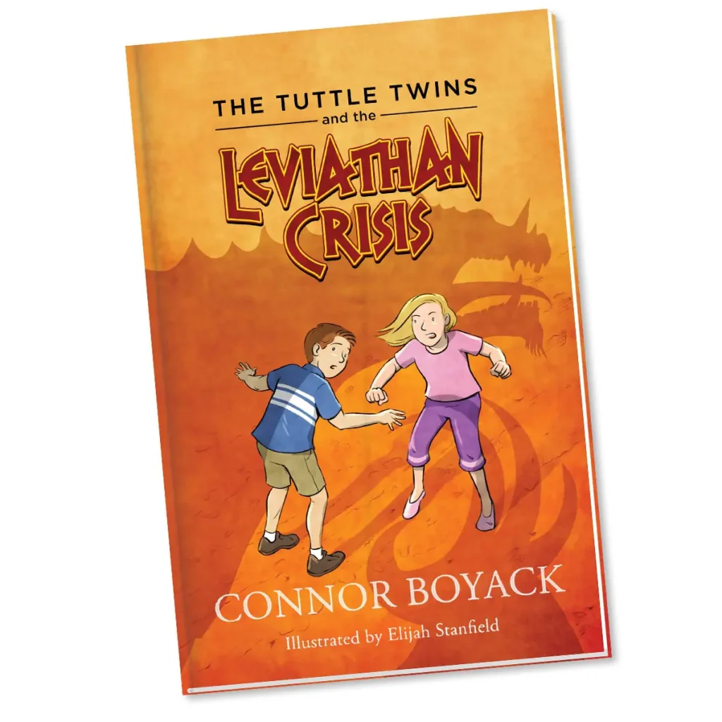 Portada del libro de la Crisis del Leviatán de los Tuttle Twins (Mellizos Tuttle)