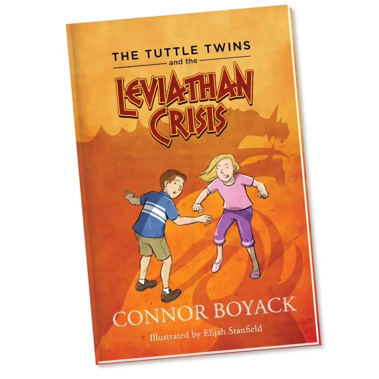Portada del libro de la Crisis del Leviatán de los Tuttle Twins (Mellizos Tuttle)