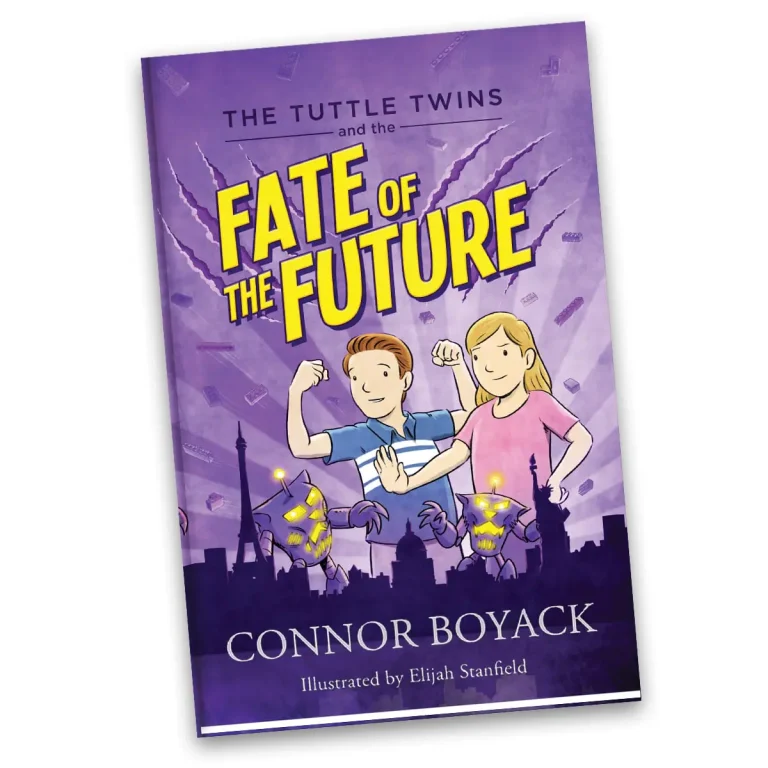 Portada del libro Fate of the Future de los Tuttle Twins (Mellizos Tuttle)