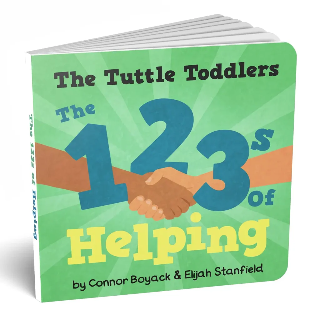 Portada del llibro de los Tuttle Toddlers 123