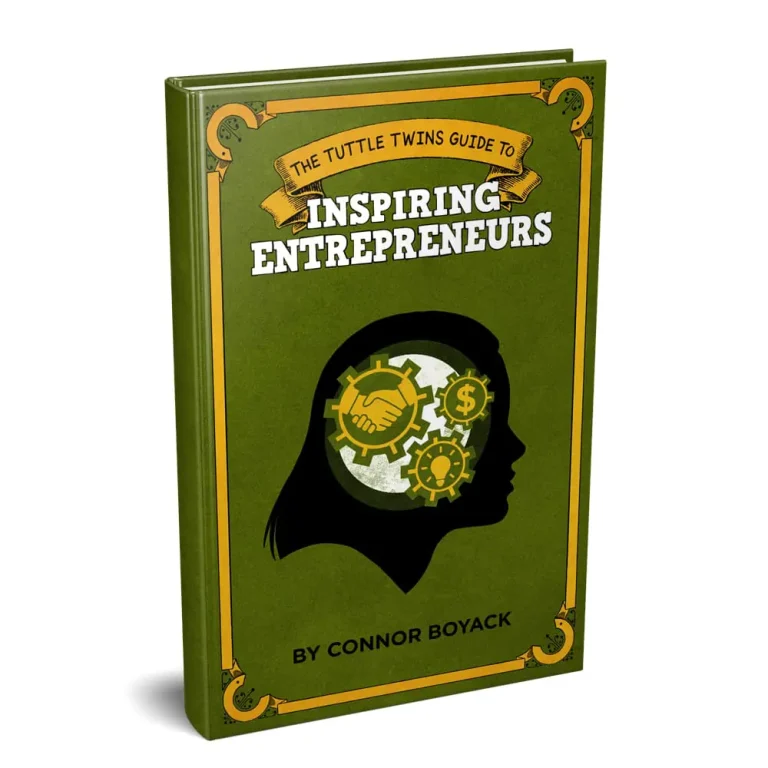 Portada de la Guia 2 de los Tuttle Twins, emprendedores